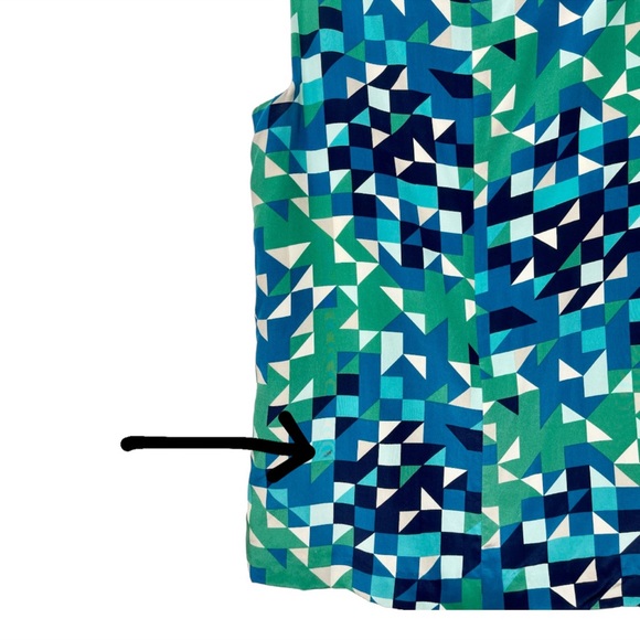 Tory Burch Embellished Silk Sleeveless Blouse Size 4 - Picture 7 of 8